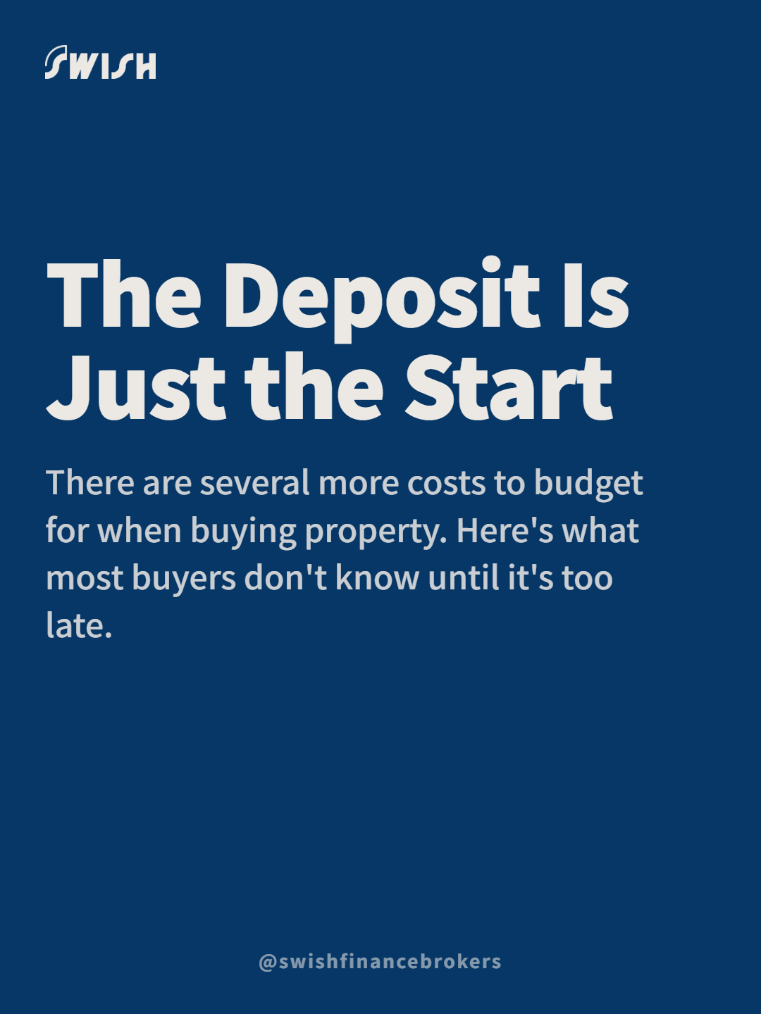 What Costs to Expect Beyond the Deposit